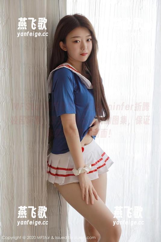 MFStar模范学院 - 文芮jeninfer折腾校园制服，快来一睹无圣光的图集，保证你想象不到的画面！
